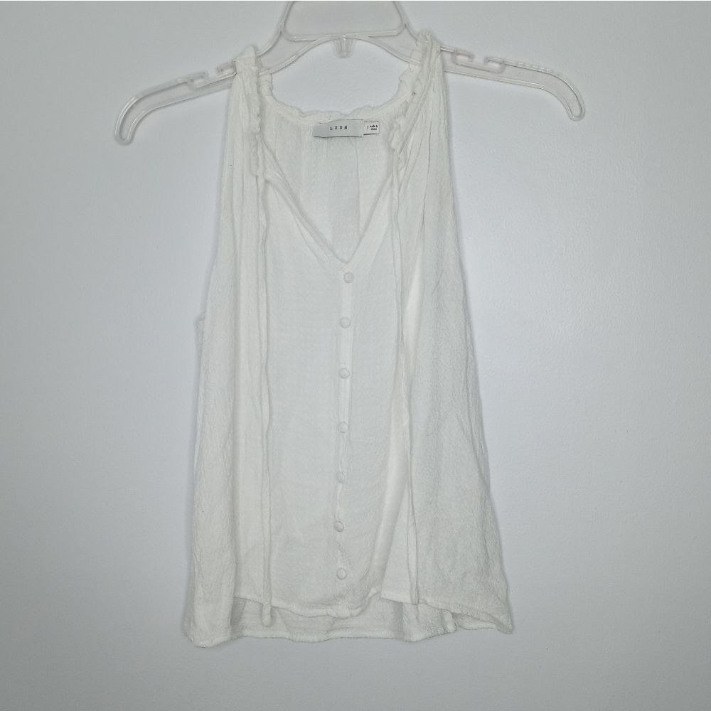 Lush white top size small